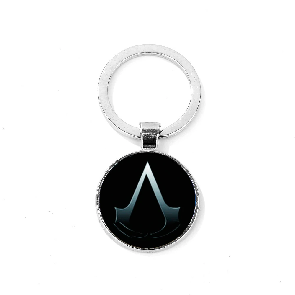 SIAN Fashion Эцио из Assassins Creed брелок Creed значок время драгоценный камень сплав игровой брелок для ключей фильм периферийный Сувенирный брелок Llaveros