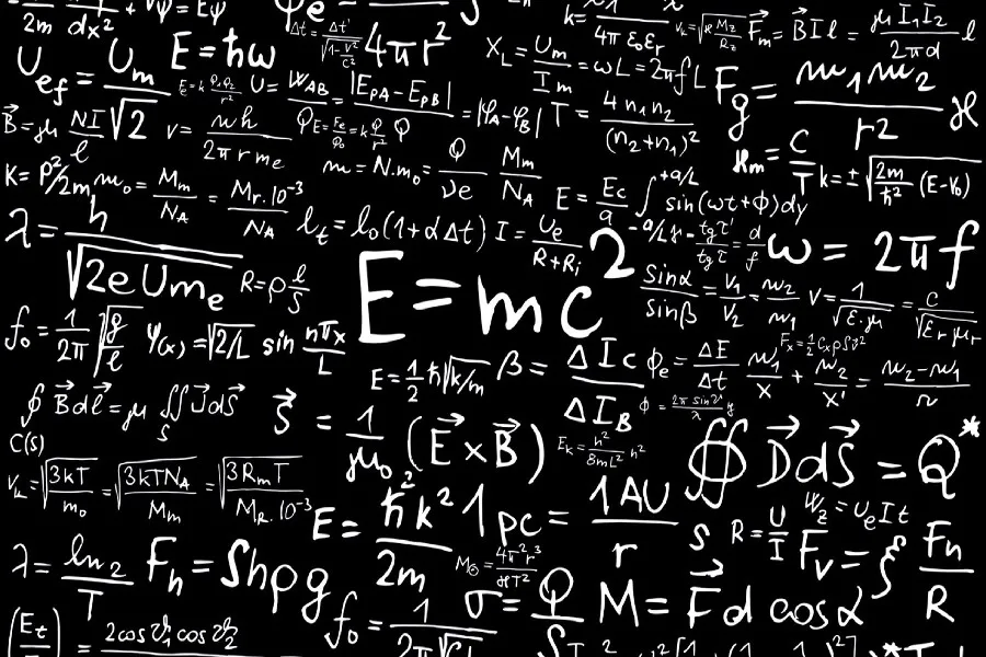 Наука Альберт Эйнштейна формула Математика Физика специальная относительность художественное произведение плакат печать Декор 1" x18" на заказ Печать