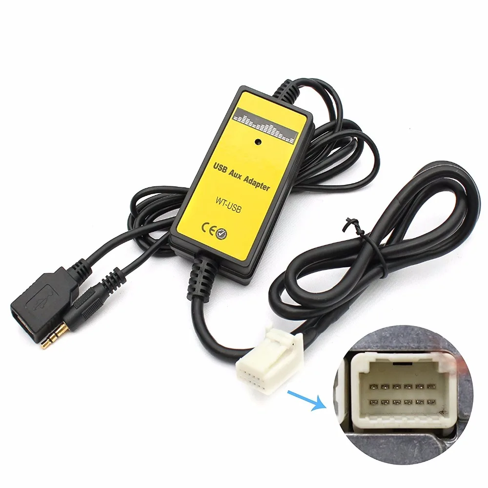 Автомобильный стерео радио USB AUX аудио Mp3 адаптер CD Changer вспомогательный интерфейс