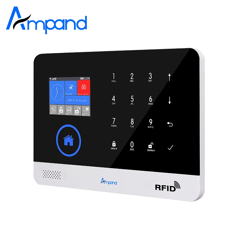 Ampand wifi 3g GSM GPRS домашняя сигнализация многоязычное меню операционное приложение