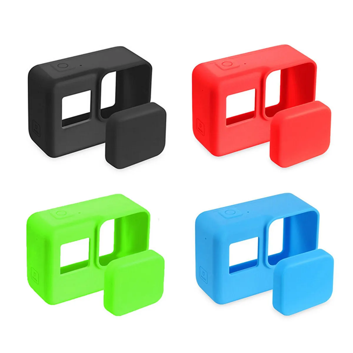 Силиконовые чехлы для GoPro5 Hero 5 камера задняя крышка защитный чехол из силикагеля