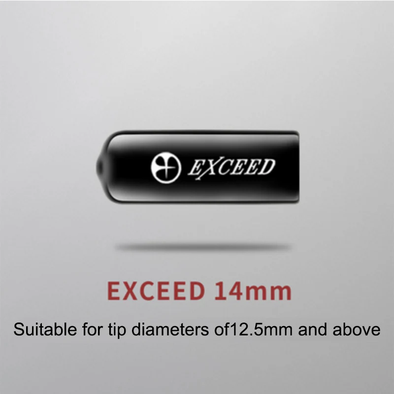 Exceed-14mm Влагостойкий защитный наконечник John Parris Mezz EXC Stamford отличный наконечник для кия в бассейне удобство защита аксессуаров для бильярда - Цвет: Exceed-14mm