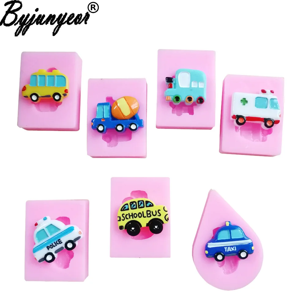 8 новые школьные и налоговые машины силиконовые формы для украшения торта