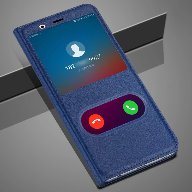 Чехлы для honor 7C, чехол для huawei honor 7C, чехол s, флип-кейс, hforor 7C, кожаный жесткий противоударный роскошный защитный чехол с окошком