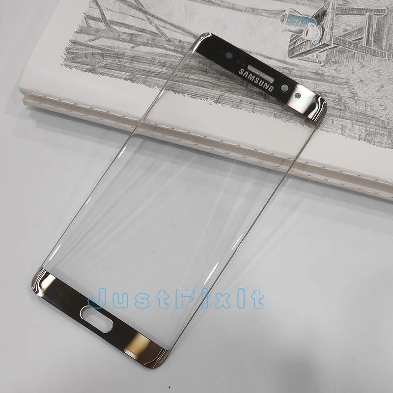 Золотой Replacement Outer Glass Lens For Samsung Galaxy Note 7 note FE 7 N930 N930F LCD Touch Screen Front Glass Outer Panel Adhesive - Цвет: Золотой