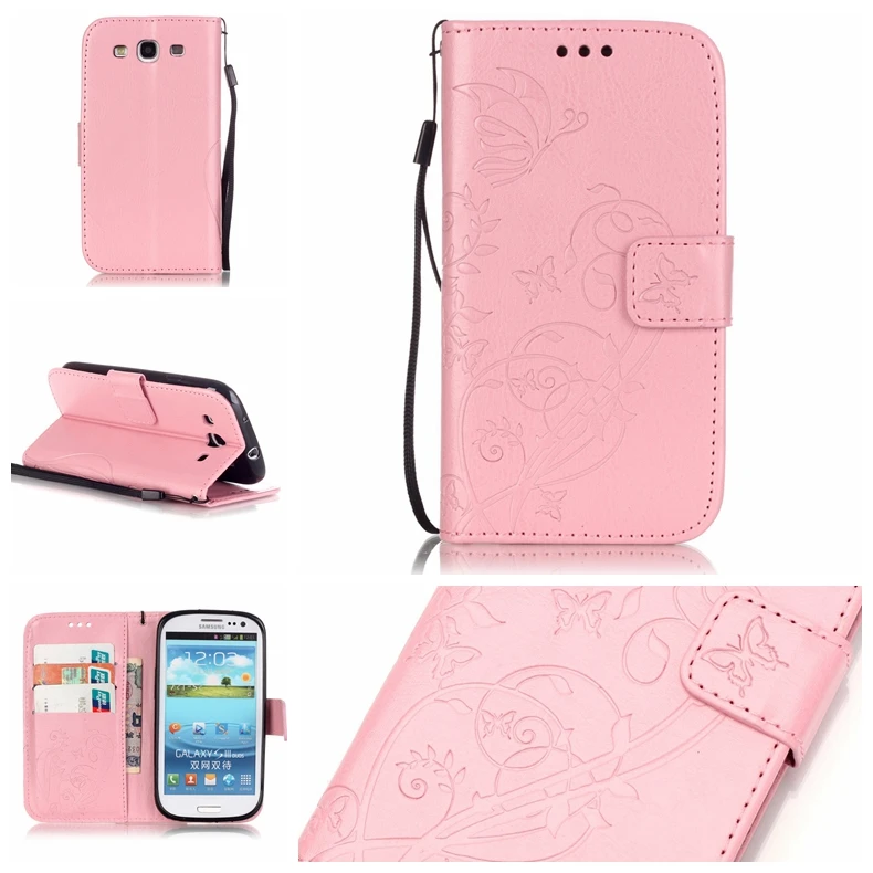 Флип чехол из искусственной кожи для Samsung Galaxy S2 S3 S4 S5 роскошные чехлы samsung s3mini s4mini