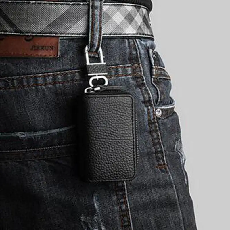LumiParty Кожа PU автомобилей Ключевые кошельки Для мужчин Key Holder ключница ключи