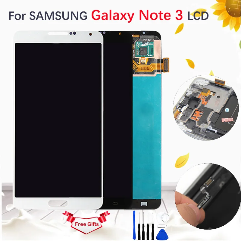 5,7 ''AMOLED/TFT lcd для samsung Galaxy Note 3 III SM-N9005 SM-N900 ЖК-дисплей кодирующий преобразователь сенсорного экрана в сборе TFT с рамкой