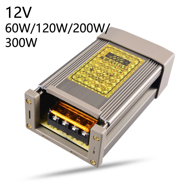 DC 12V Светодиодный источник питания трансформатор полоса света адаптер конвертер
