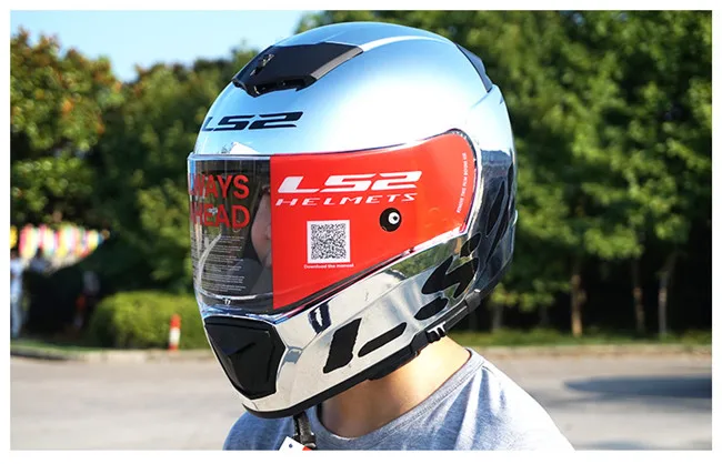 Горячая Распродажа LS2 ff390 хром полный шлем rcycle с внутренним солнцезащитным козырьком гоночные мото шлемы мужской мотоциклетный шлем moto queiro