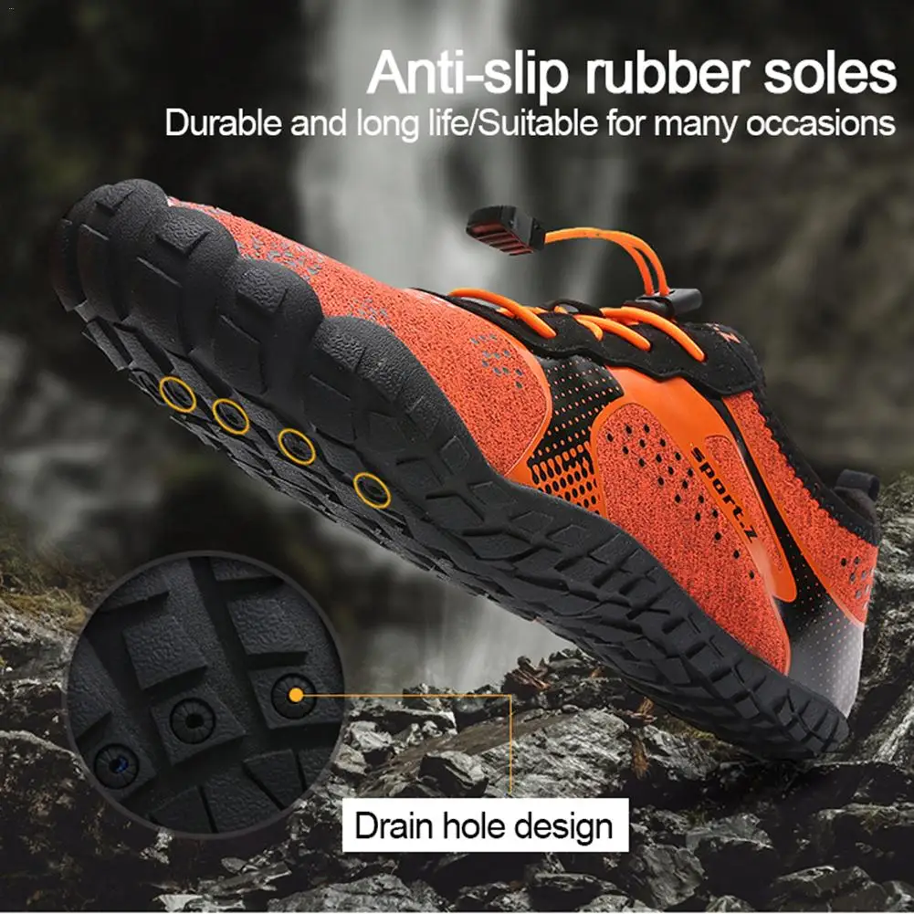 Обувь для купания пляжа бассейна бега пешего туризма быстросохнущие мужские