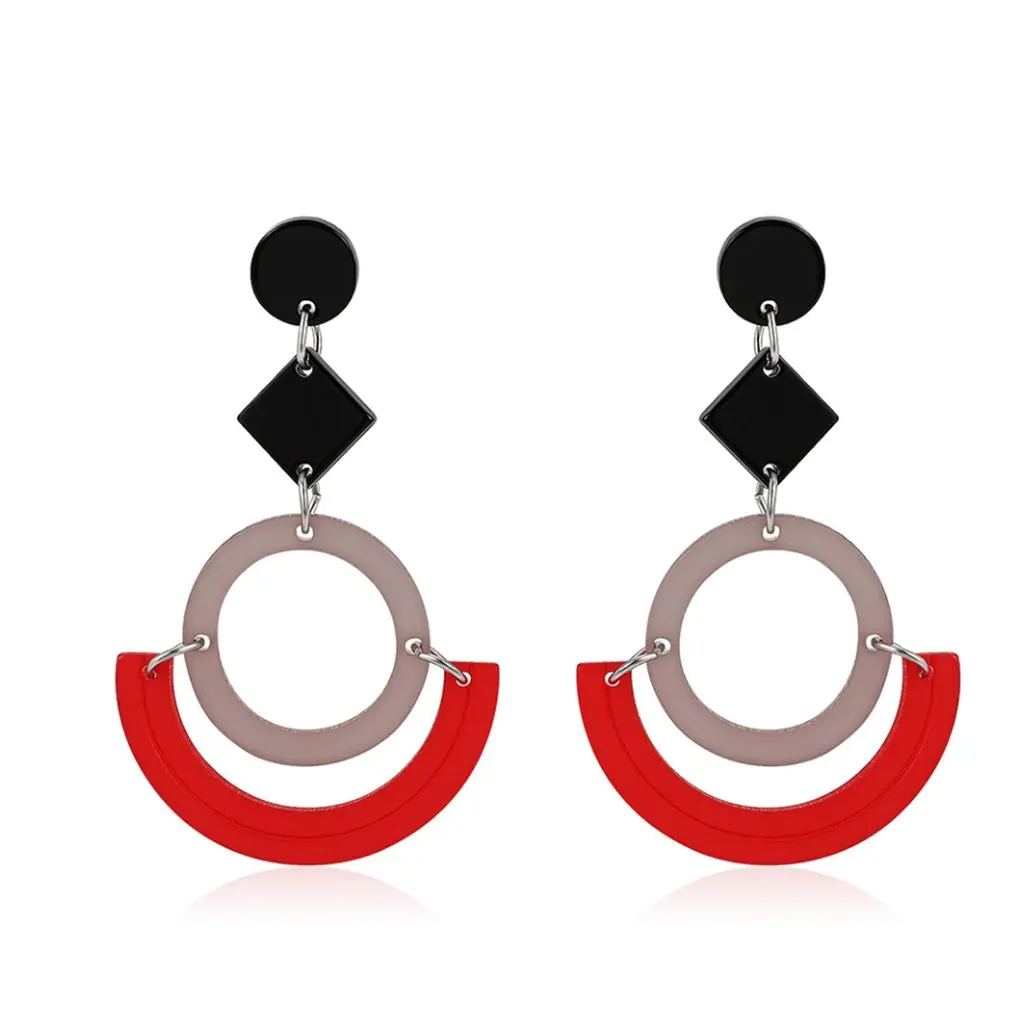 2018 модные украшения классический популярный ушной пряжки стильный акрил серьги