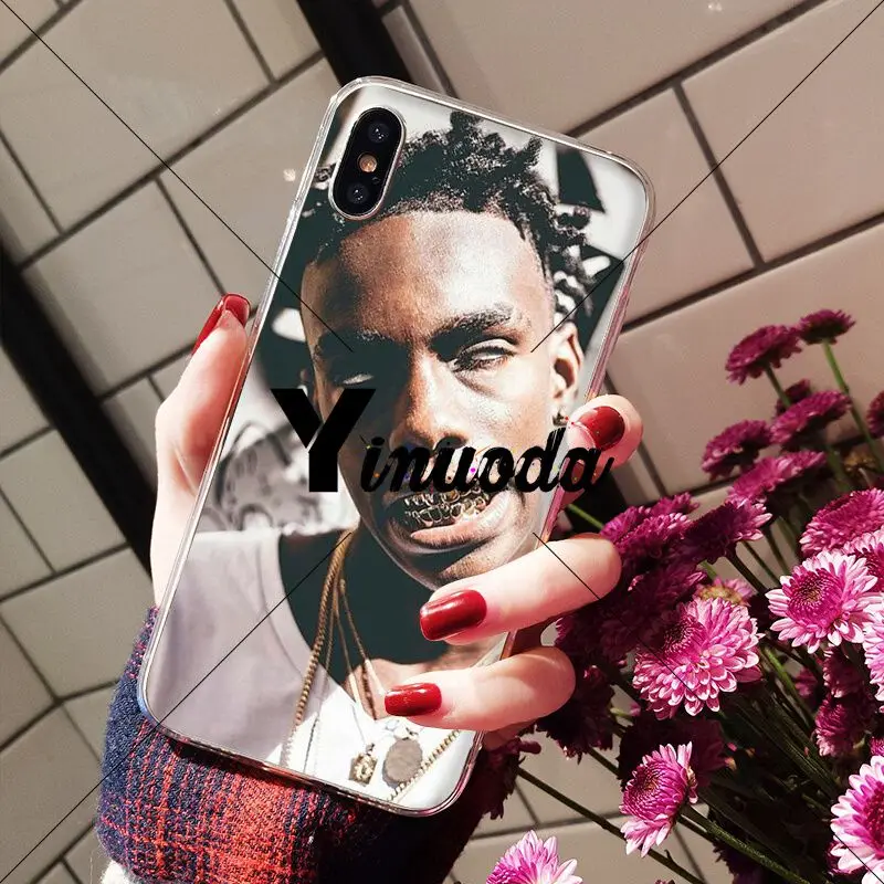 A8 Yinuoda Ynw Melly rapper TPU Мягкий силиконовый прозрачный чехол для iPhone X XS MAX 6 6s 7 7plus 8 8Plus 5 5S SE XR - Цвет: A8