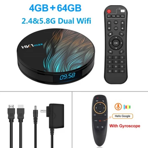 4GB 64GB G10 voice JKING HK1 Max Smart tv Box Android 9,0 4 Гб 64 Гб RK3328 1080p 4K Wifi Netflix телеприставка медиаплеер 2G 16G Android Box 9,0 - Цвет: 4GB 64GB G10 voice