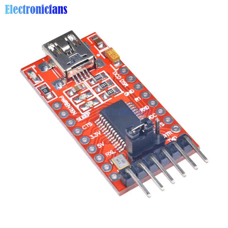 10 шт. FT232RL FT232 FTDI USB 3 V 5 к TTL Серийный адаптер Модуль для DIY|Интегральные схемы| |