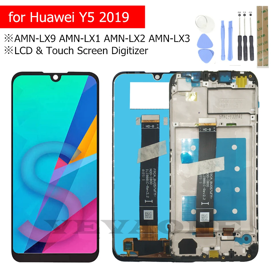 for Huawei Y5 LCD Display Screen Touch Digitizer with Frame LCD Display Repair Parts AMN-LX9 AMN-LX1 AMN-LX2 AMN-LX3