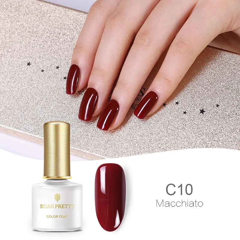 BP-C010 BORN PRETTY Гель-лак для ногтей маникюр 6 мл кофейная серия Гель-лак УФ лампа гель для ногтей Впитывается аксессуары для ногтей - Цвет: BP-C010