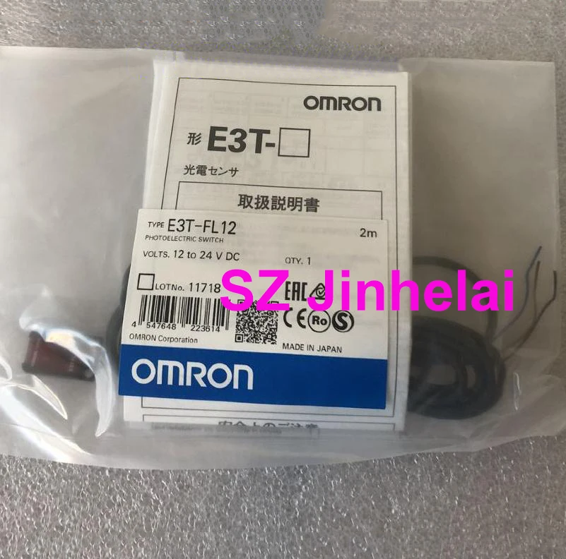 

OMRON E3T-FL12 Authentic original Photoelectric switch 2M 12-24VDC