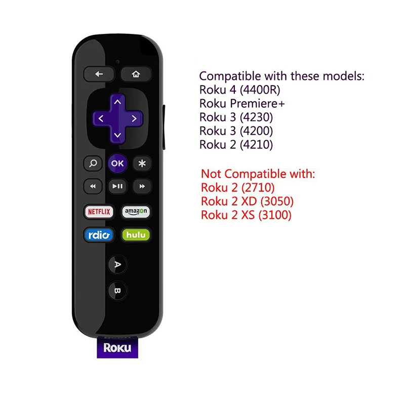 Для Roku 2 3(4230 4200 4210) 4 Prime+ RC54R Roku игровой пульт управления Чехлы SIKAI противоударный защитный чехол