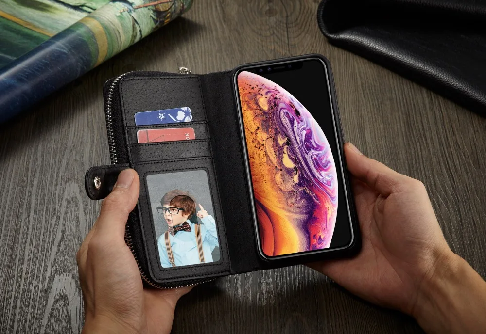 Плетеный Чехол-бумажник с карманом для 9 карт кожаный чехол силиконовым