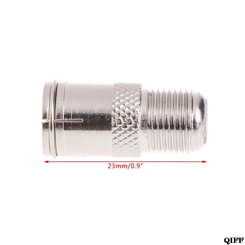 Прямая поставка и 10 шт. Quick Fit F разъем штекер Женский адаптер-Push On RF коаксиальный Mar28