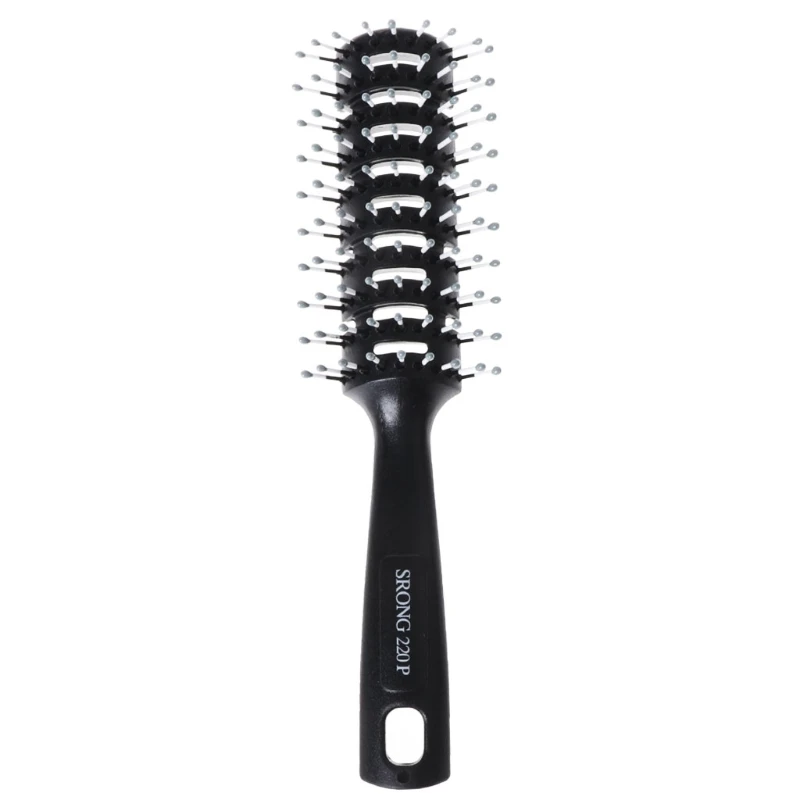 

New Fashion Men Hair Brush Plastic Antistatic Hair Comb Barber Dressing Salon Styling New Hairdressing Comb Black Color 20cm
