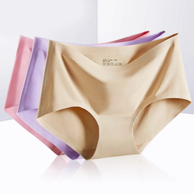 Лидер продаж! Крутое освежающее бесшовное нижнее белье для женщин PantiesIce из шелка