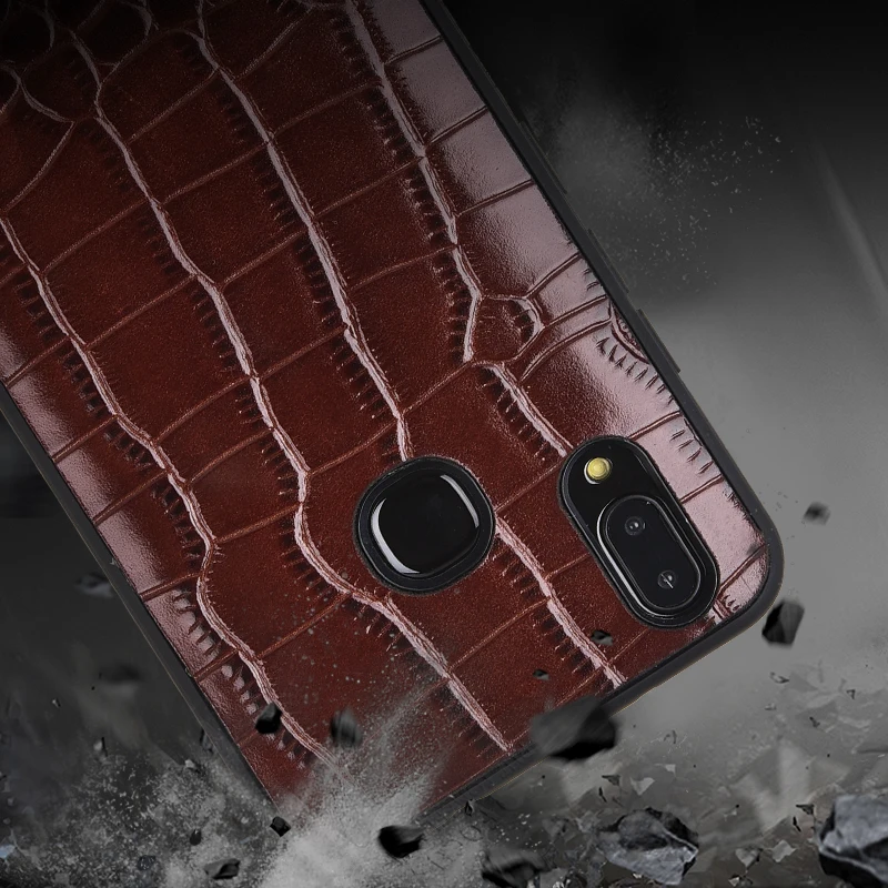 Модный чехол для Vivo X21 / UD X21i с текстурой крокодиловой кожи накладка из