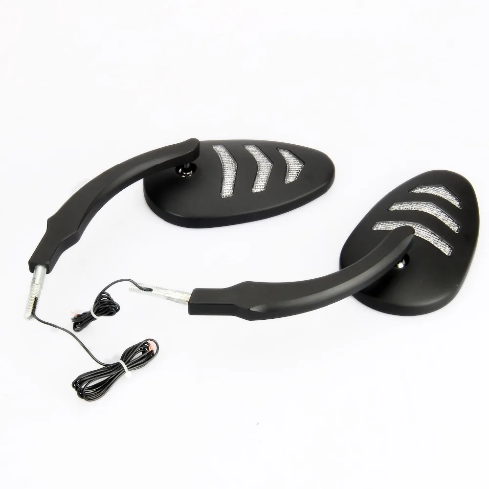 Мотоциклетные последовательсветодиодный светодиодные зеркала поворота для harley