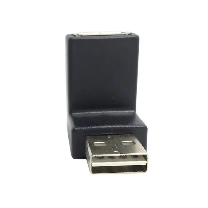 Новый Удлинительный адаптер USB 2 0 A type Male to Female двусторонний дизайн с углом наклона