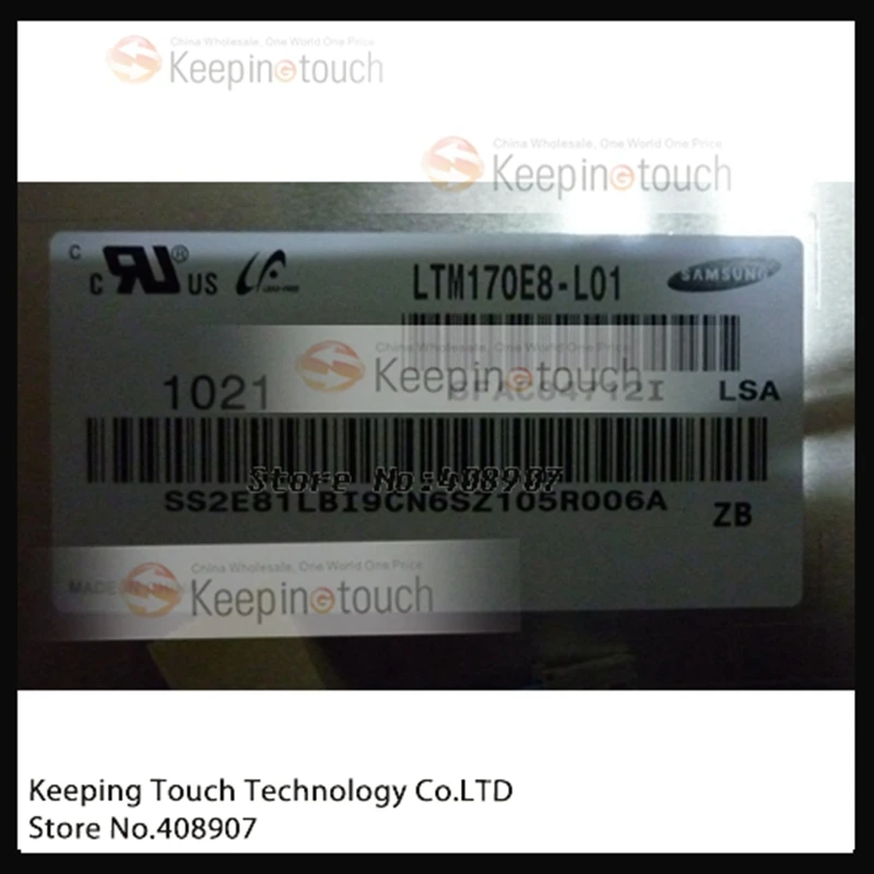 Для ремонта ЖК-экрана Samsung 17 &quotLTM170E8-L21 1280*1024 CCFL TFT |