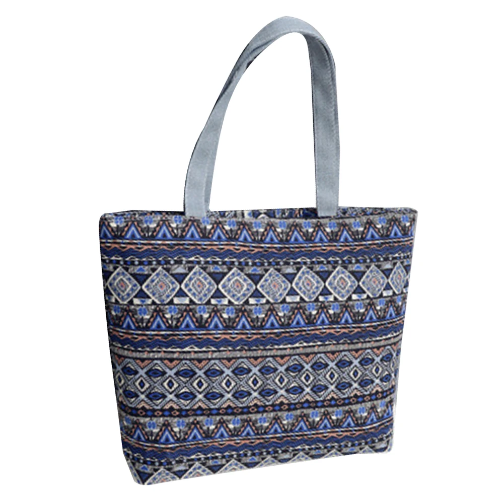 Модная Холщовая Сумка для покупок со слоном в полоску Женская вместительная