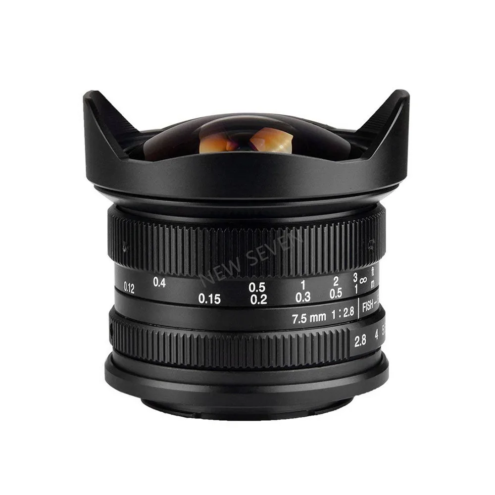 Объектив рыбий глаз 7artisans 7 5 мм f2.8 180 дюйма|Объективы для фотоаппаратов| |