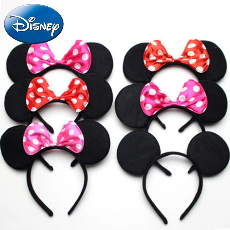 Дисней Минни Микки Маус головной убор девушки уши партии ребенок взрослый Kawaii