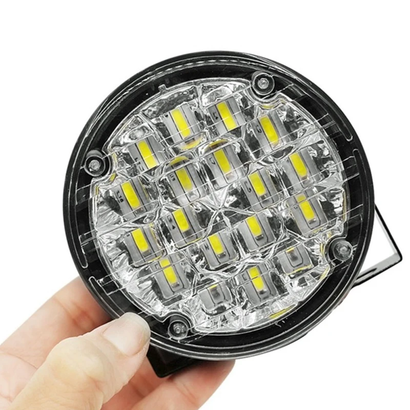 Новый 2X 12V 18 DRL Противотуманные лампы Яркий белый светодиодный круглый прокат для