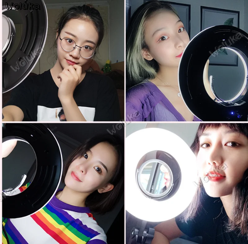 Мобильный телефон заполняющий лампа красивой оправой Чистая женское