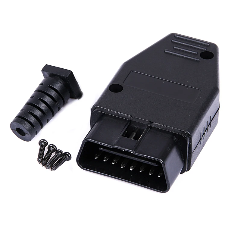 Удлинительный кабель KWOKKER OBD2 16 контактный штекер адаптер проводки сделай сам