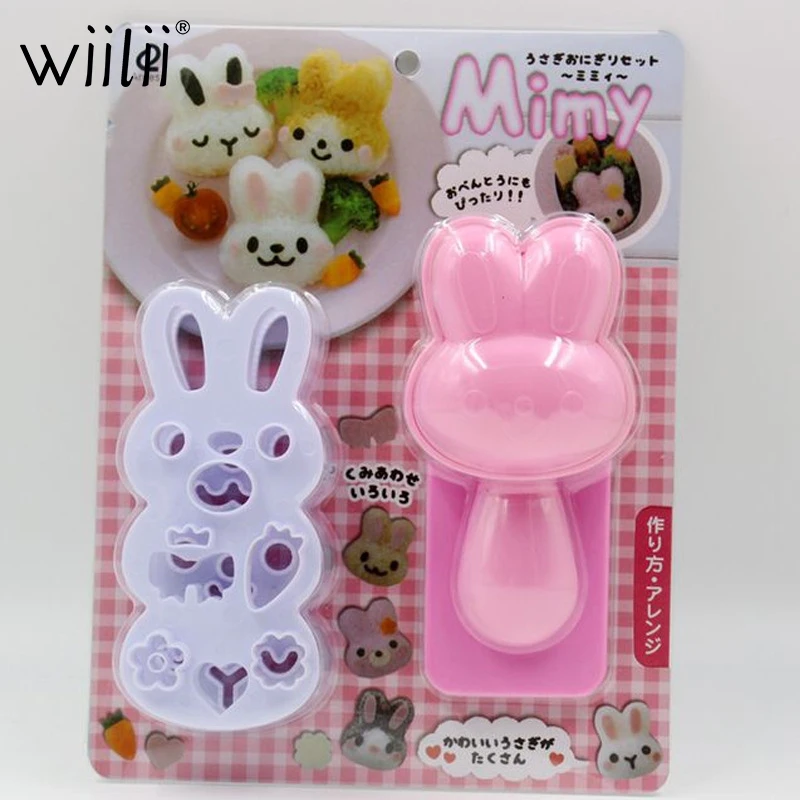 Милый кролик форма для рисовых шариков сделай сам детские инструменты еды хлеба