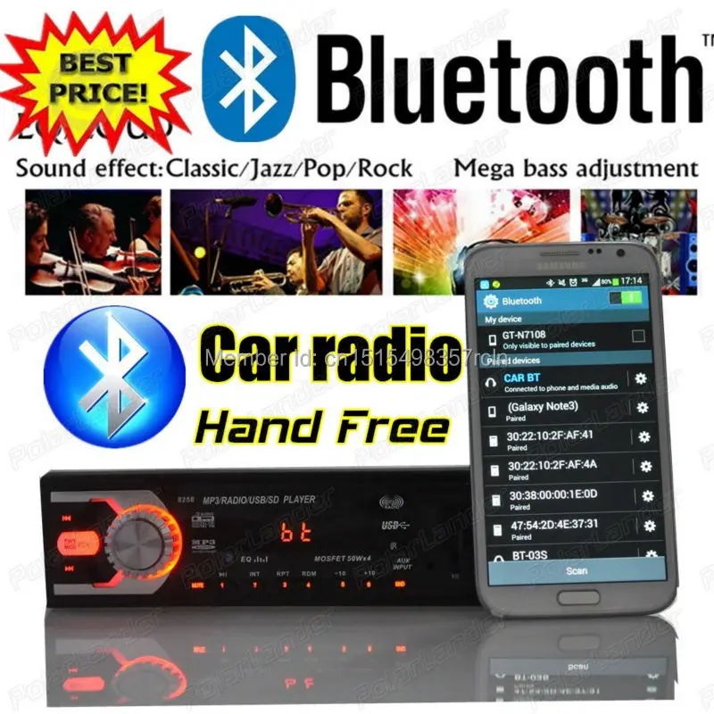 2015 новый высококачественный автомобильный радиоприемник HD Цифровой