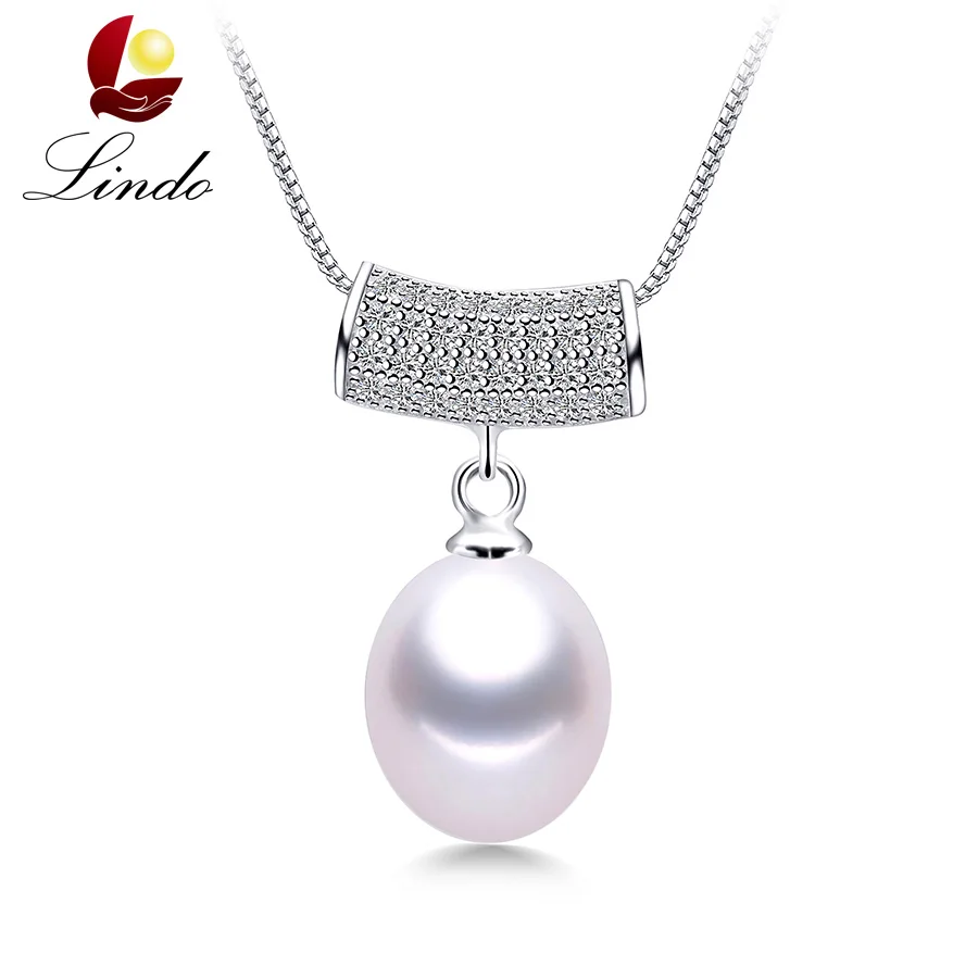 Женское Ожерелье с кулоном LINDO из серебра 925 пробы AAAA 3 вида цветов | Украшения и