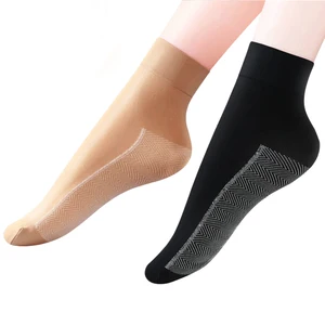 Летние и осенние короткие носки MEILEIYA 5 цветов, Нескользящие бархатные хлопковые носки, вискозные женские носки, женские носки