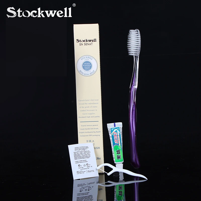 40 Sets hotel room boxed fur travel toothpaste two-in-one toiletries disposable toothbrush | Красота и здоровье