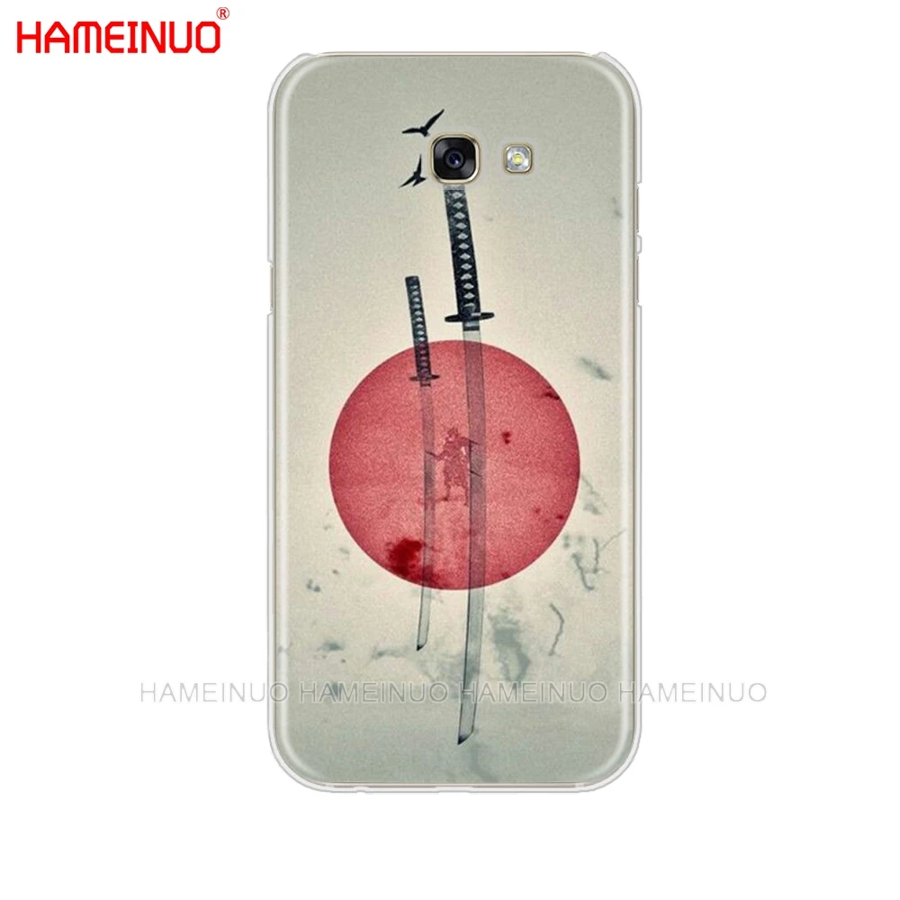 HAMEINUO Япония Самурай ниндзя. Чехол для сотового телефона Samsung Galaxy A3 A310 A5 A510 A7 A8 A9 2016