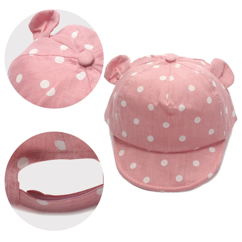 Точка Детские Шапки Новая Девушка Мальчики Cap Летние Шляпы Для Boy Младенческой