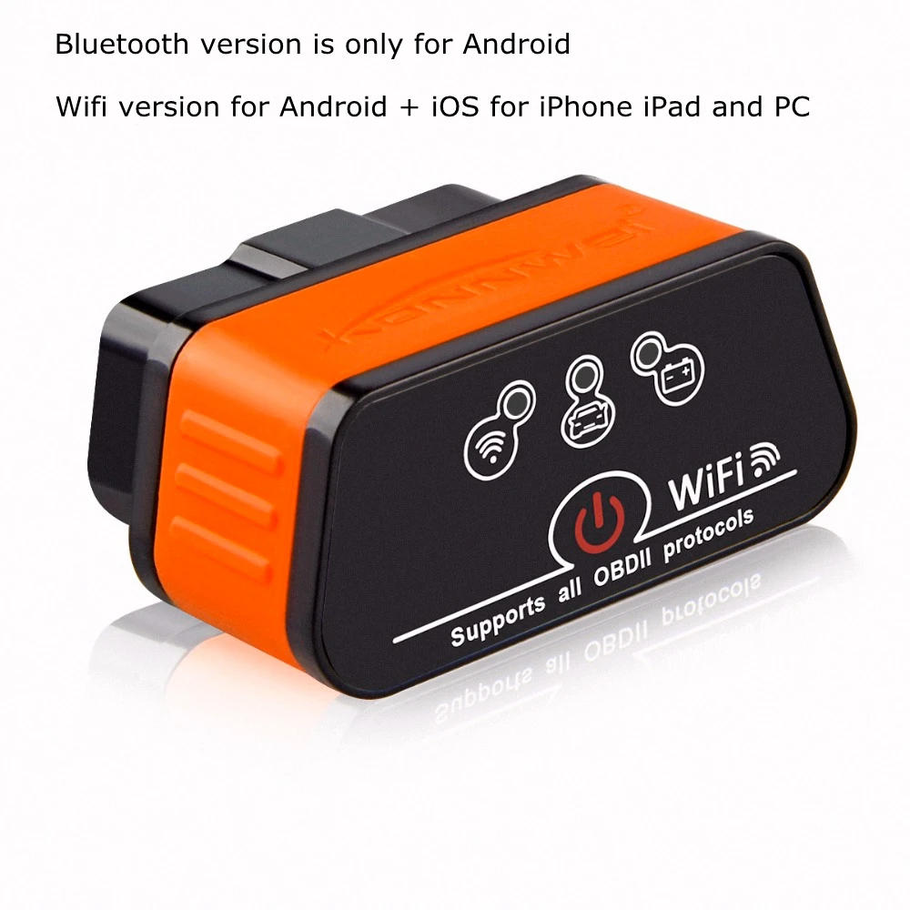 Автомобильный диагностический сканер ODB2 ELM327 Icar2 OBD2 V1.5 WIFI адаптер автомобильный
