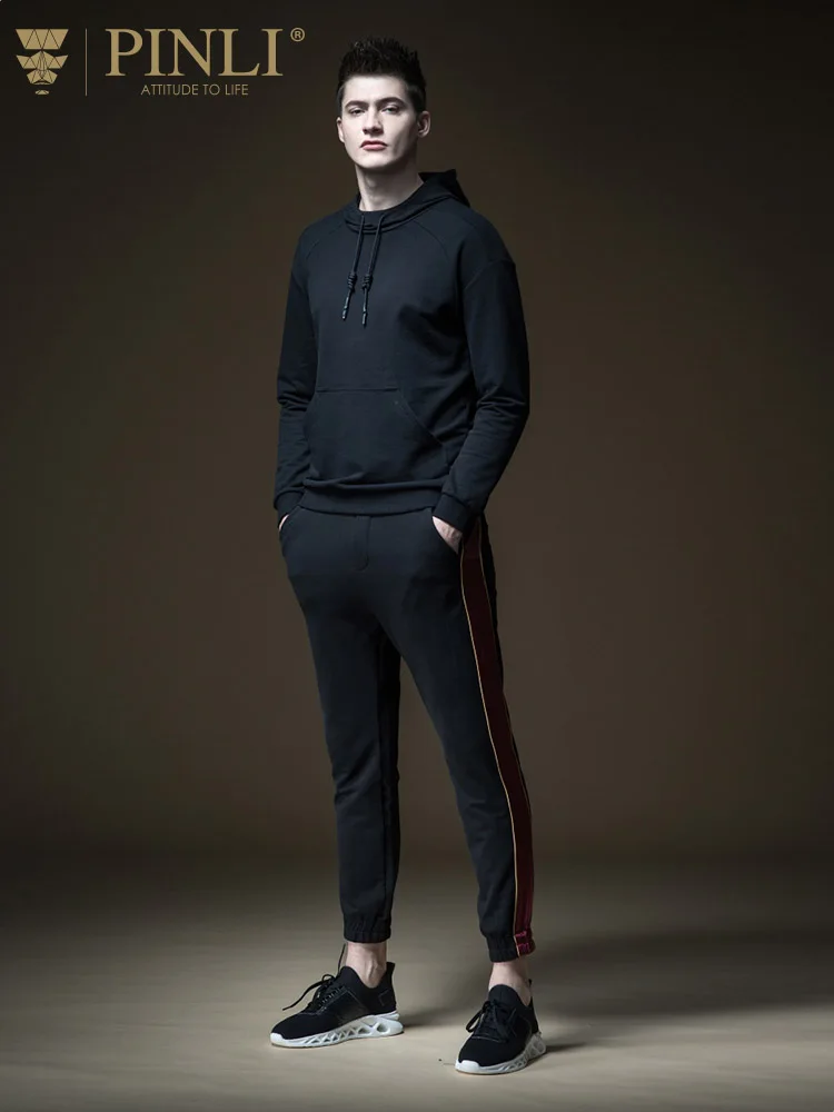 Брюки-карандаш с эластичной резинкой на талии весенние мужские брюки-карандаш