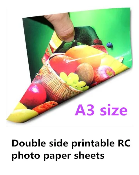 

A3 size 40 pieces best quality rc double side printale waterproof paper