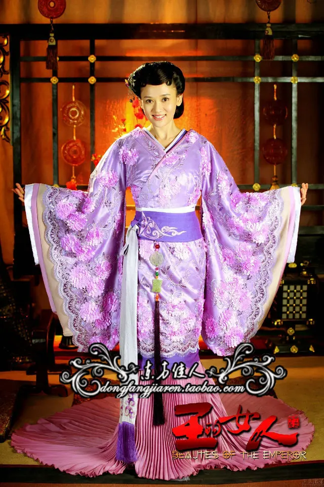 Новинка 2014 дизайнерский женский костюм Hanfu для фотосъемки с длинным