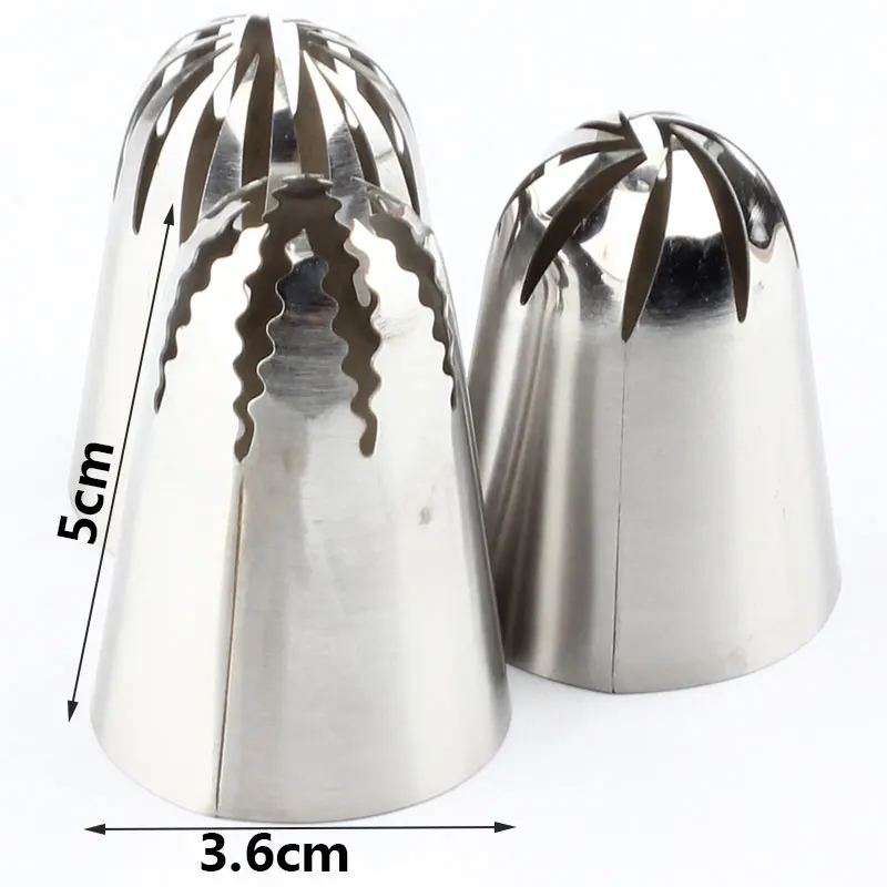 1 шт. соединитель и Роза большой размер 3 насадки для глазировки кондитерские из