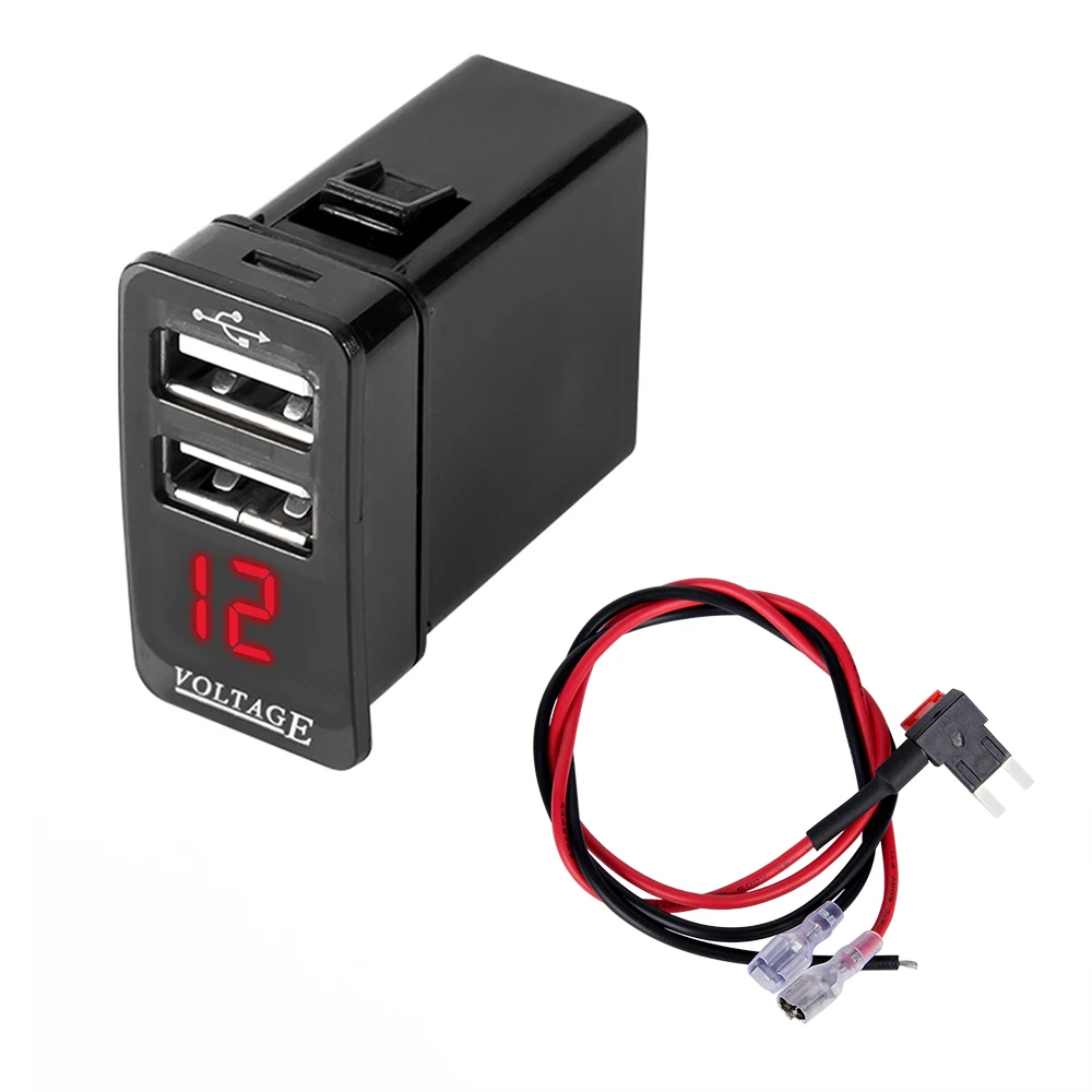 5 В/4,2 А двойной USB автомобильный электронный мобильный телефон автомобильное зарядное устройство адаптер Рабочее напряжение 12-24 В использовать для JILI GSGL USB интерфейс